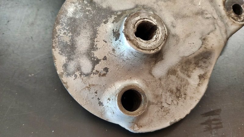 サンドブラスト前のワーク